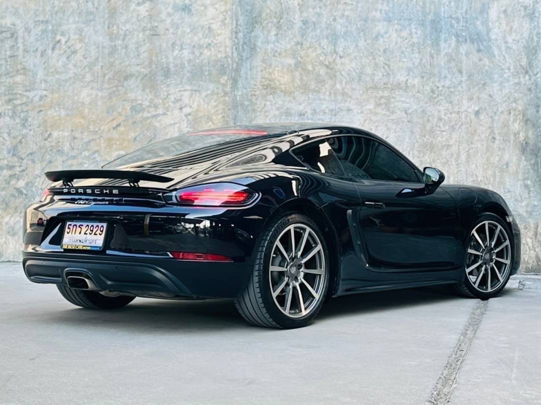 2018 Porsche Cayman สีดำ (รูปที่ 4)