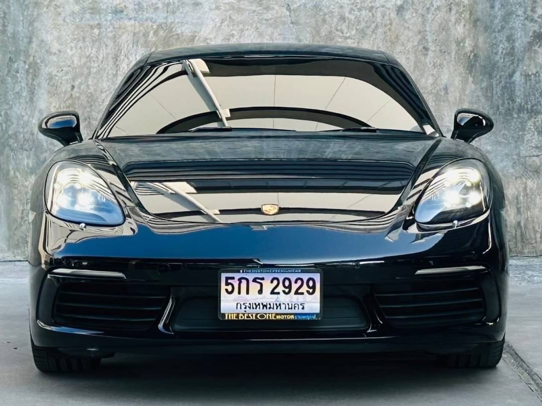 2018 Porsche Cayman สีดำ (รูปที่ 7)