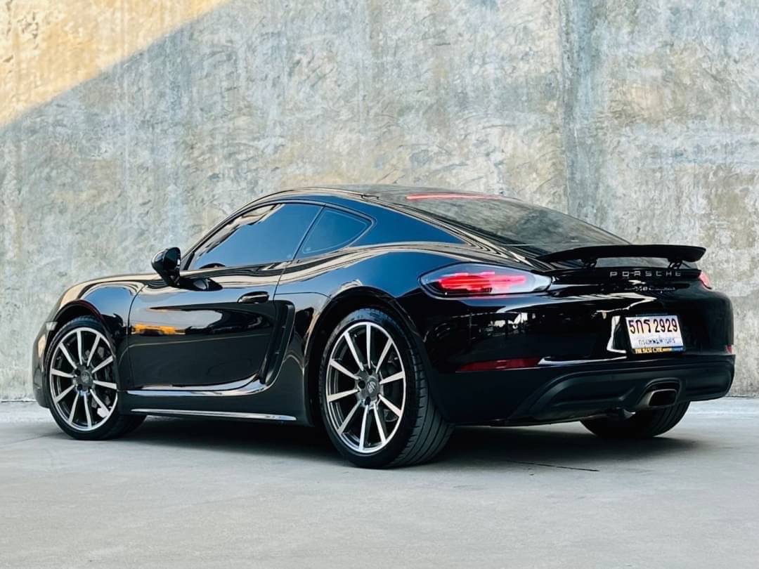 2018 Porsche Cayman สีดำ (รูปที่ 5)