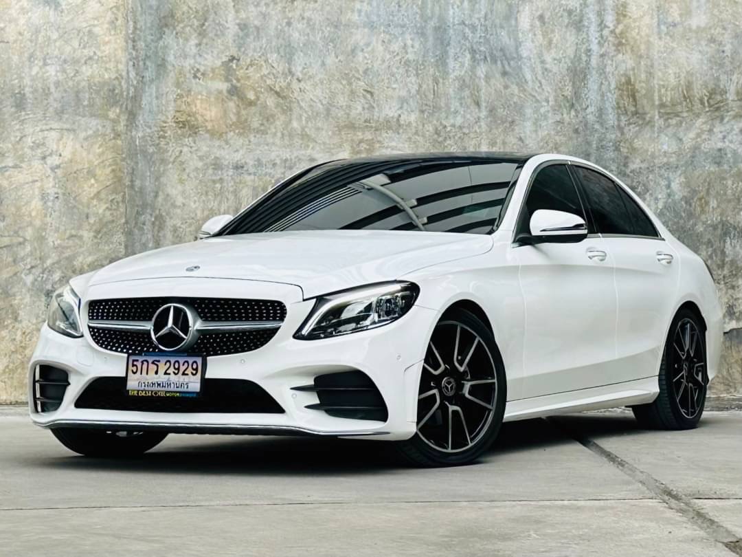 2021 Mercedes-Benz C-Class C 220 d สีขาว