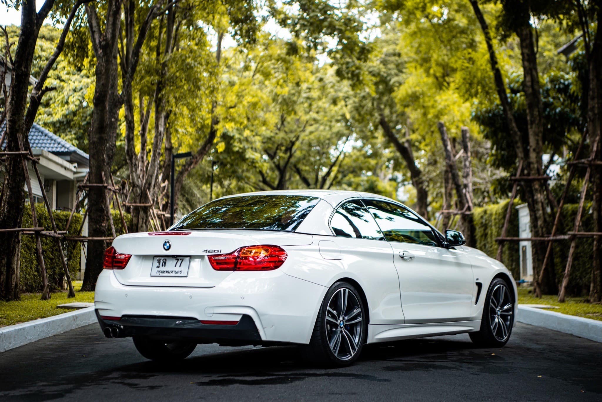 Bmw 420i M Sport CARBRIOLET 2015 Y. โคตรหล่อ (รูปที่ 8)