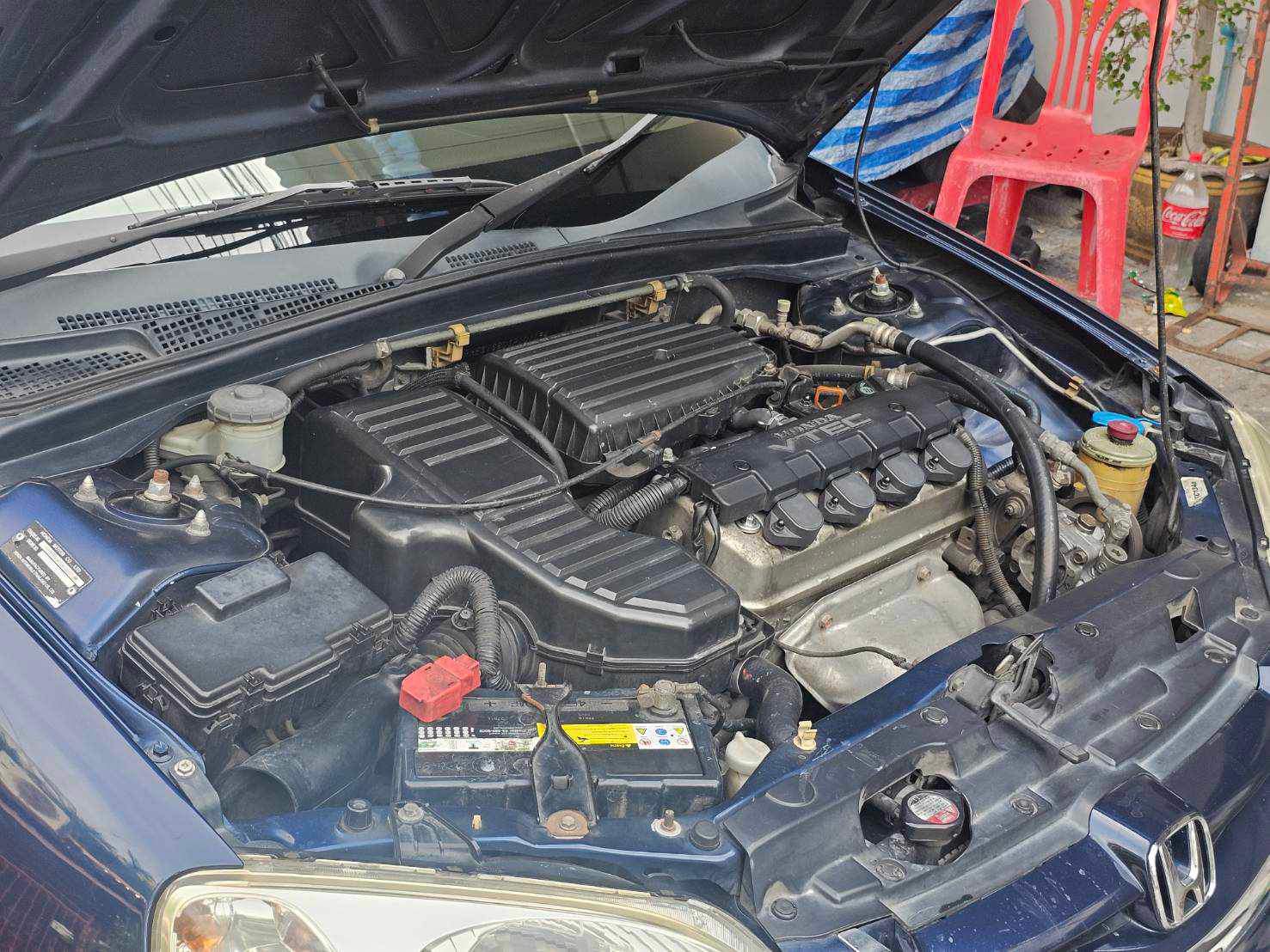 2003 Honda Civic ES (Dimension) สีน้ำเงิน (รูปที่ 16)