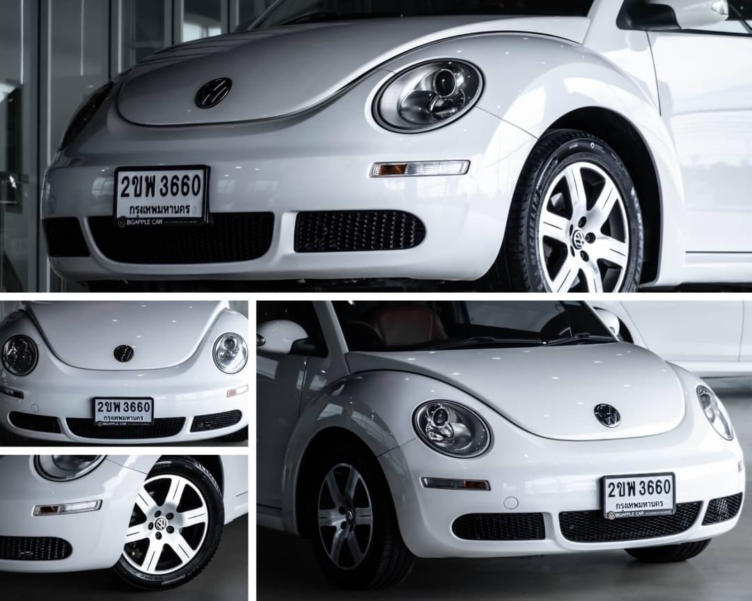 2009 Volkswagen New Beetle Coupe สีขาว (รูปที่ 6)