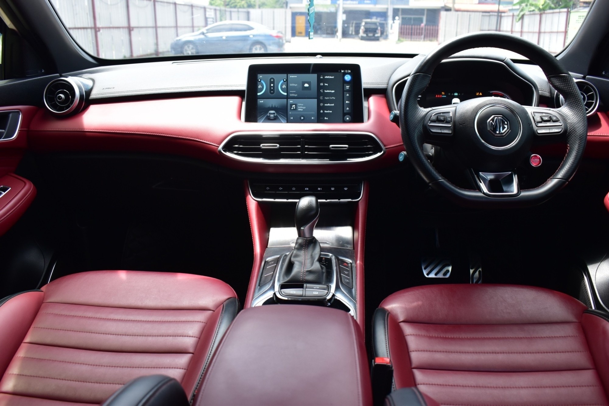 : MG HS 1.5 Turbo X Sunroof เครื่องยนต์: เบนซิน เกียร์: ออโต้ ปี: 2021 สี: ขาว ไมล์: 88,xxx กม (รูปที่ 12)