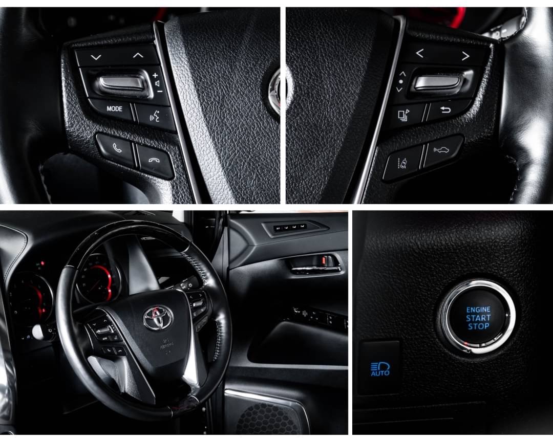 2022 Toyota Vellfire สีดำ (รูปที่ 9)
