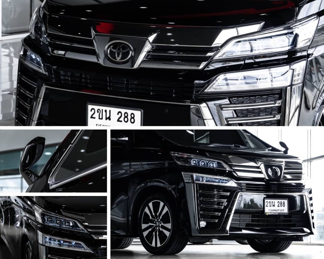 2022 Toyota Vellfire สีดำ (รูปที่ 8)