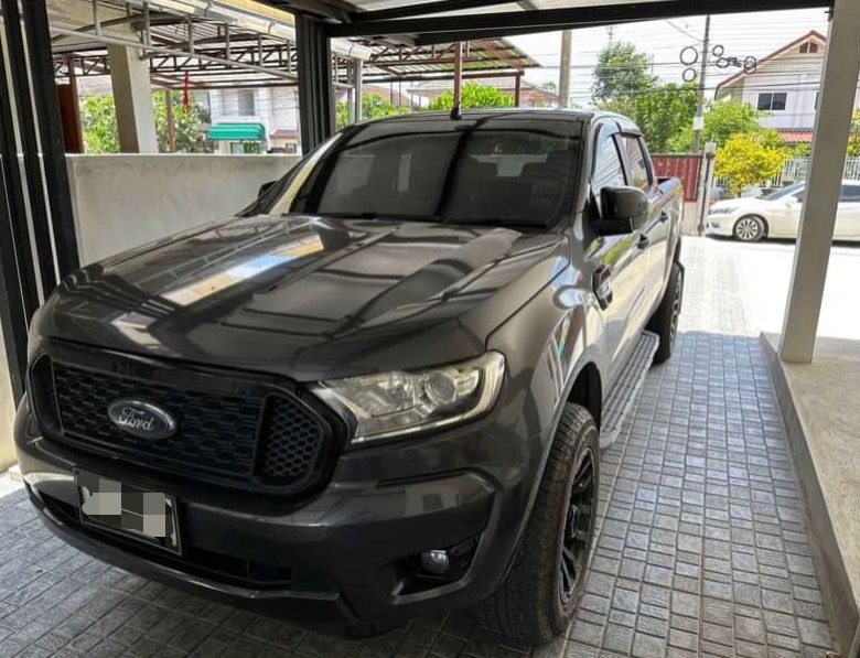 2017 Ford Ranger XL+ (Double Cab) สีเทา (รูปที่ 2)