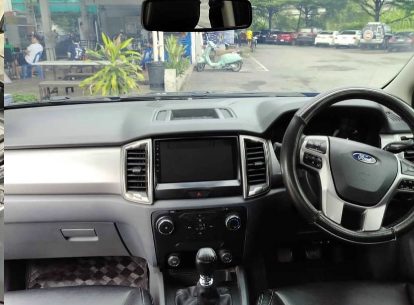 2017 Ford Ranger XL+ (Double Cab) สีเทา (รูปที่ 6)