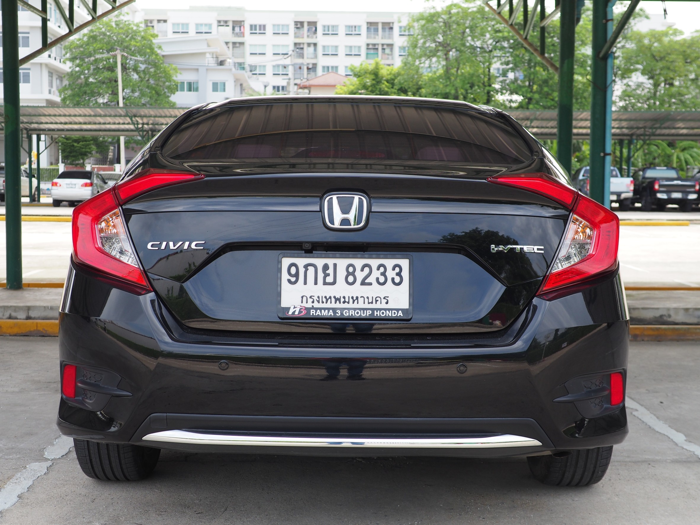 2020 Honda Civic สีดำ (รูปที่ 3)