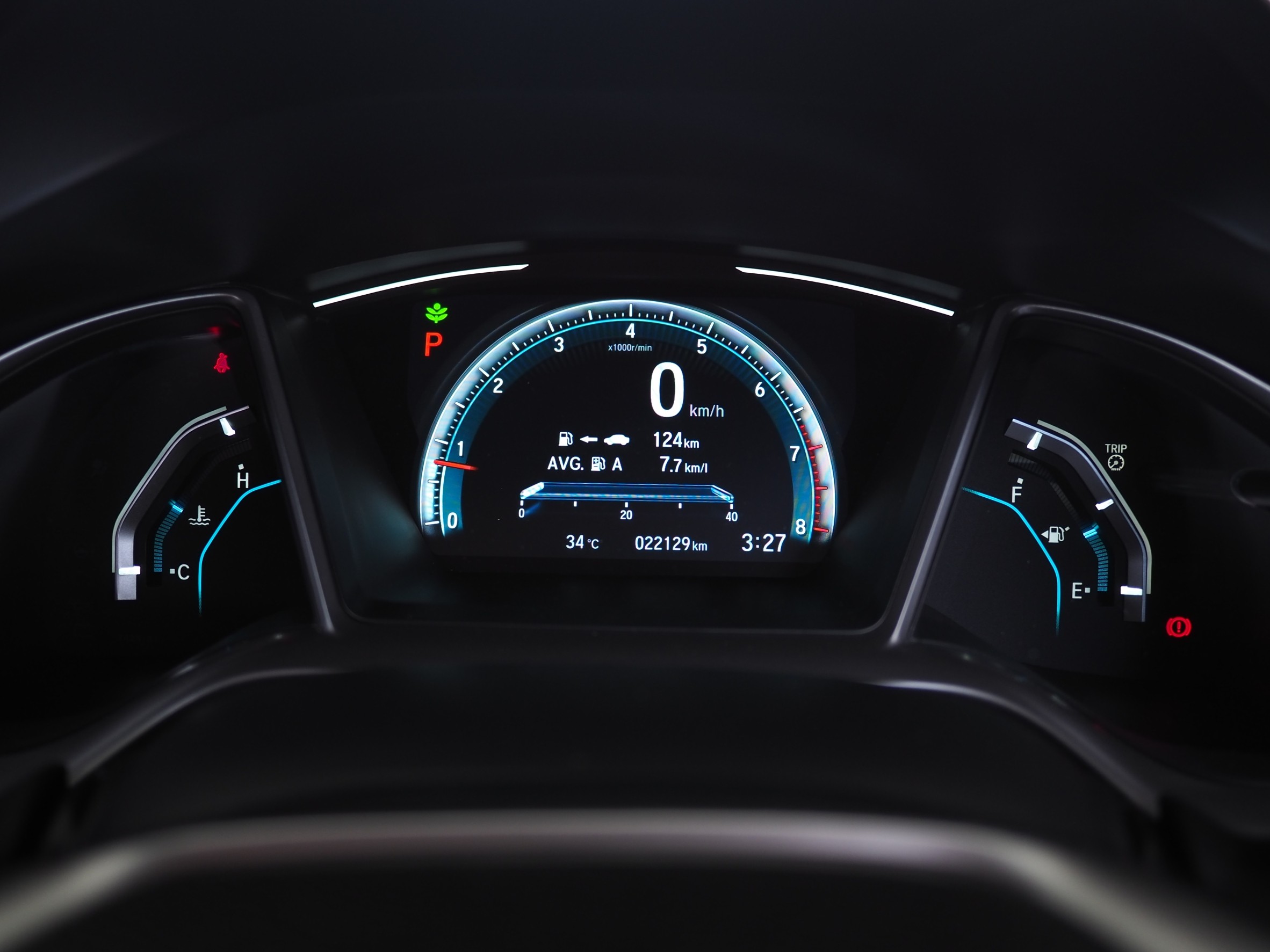 2020 Honda Civic สีดำ (รูปที่ 11)
