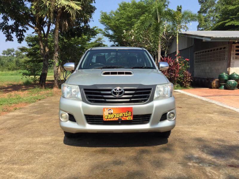 Toyota Hilux Vigo ตอนเดียว ปี 2013 สีเทา (รูปที่ 3)
