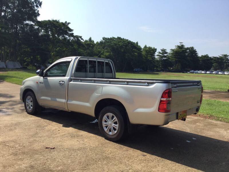 Toyota Hilux Vigo ตอนเดียว ปี 2013 สีเทา