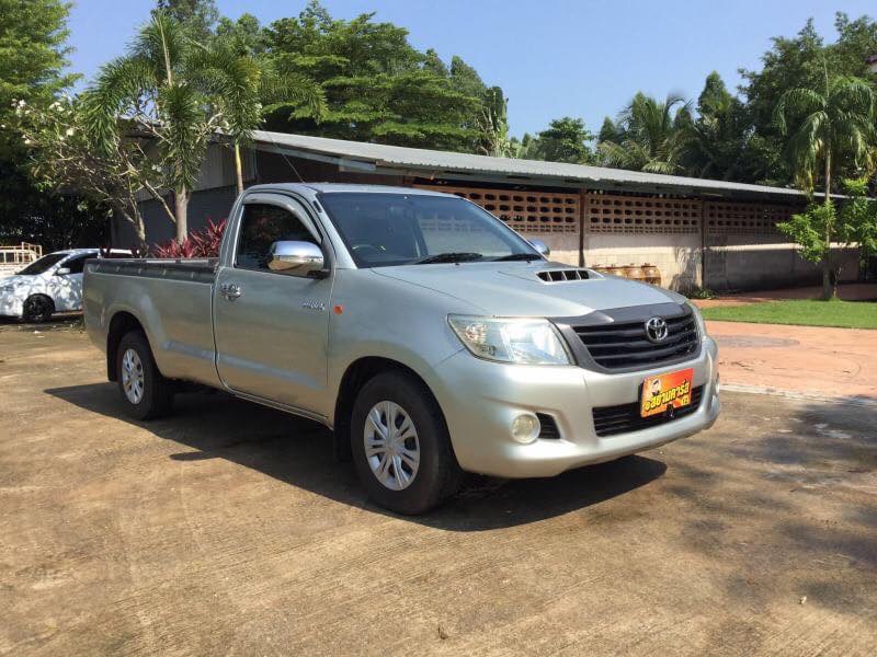 Toyota Hilux Vigo ตอนเดียว ปี 2013 สีเทา