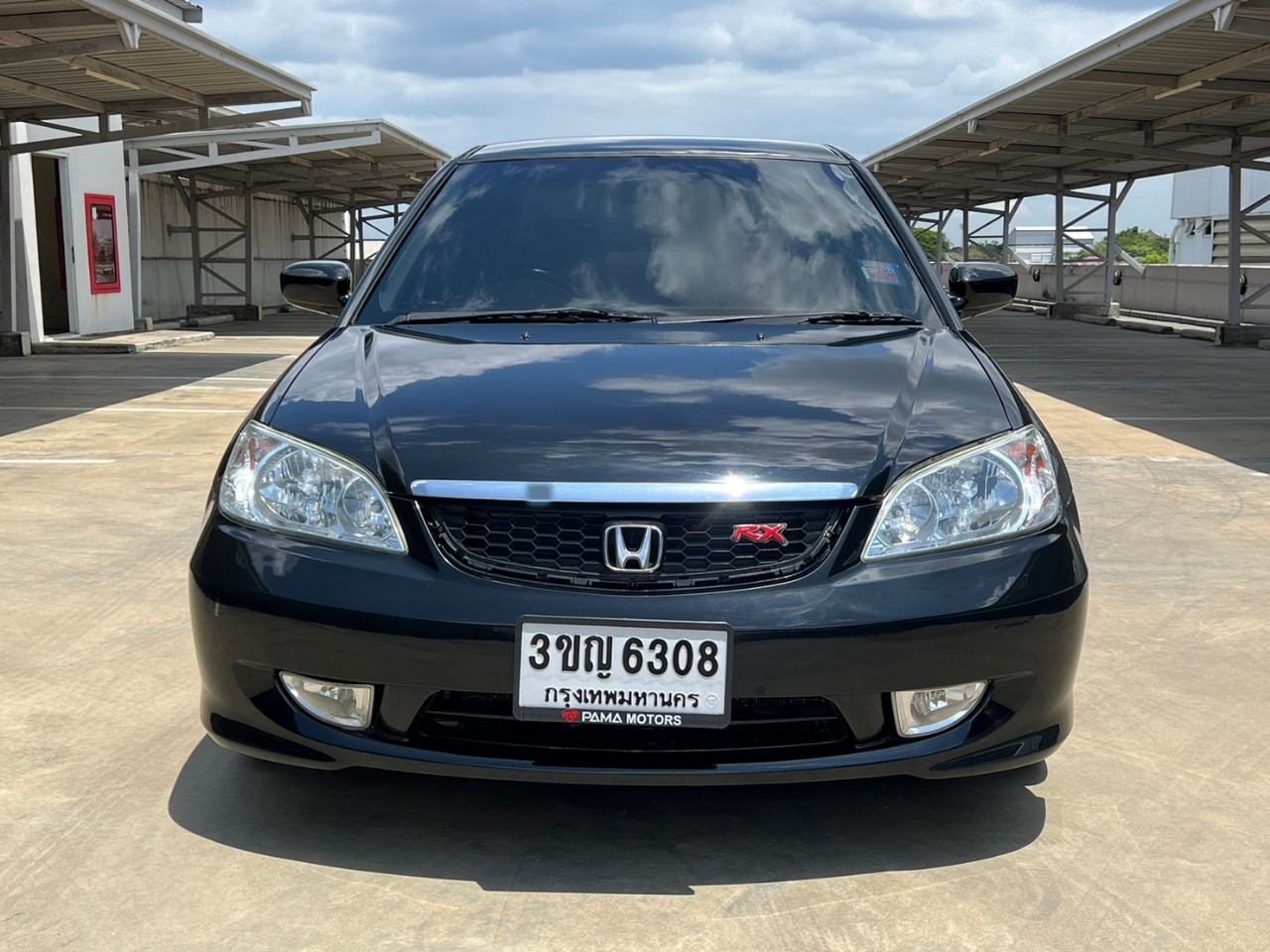 2005 Honda Civic ES (Dimension) โฉม ตาเหยี่ยว สีดำ (รูปที่ 5)