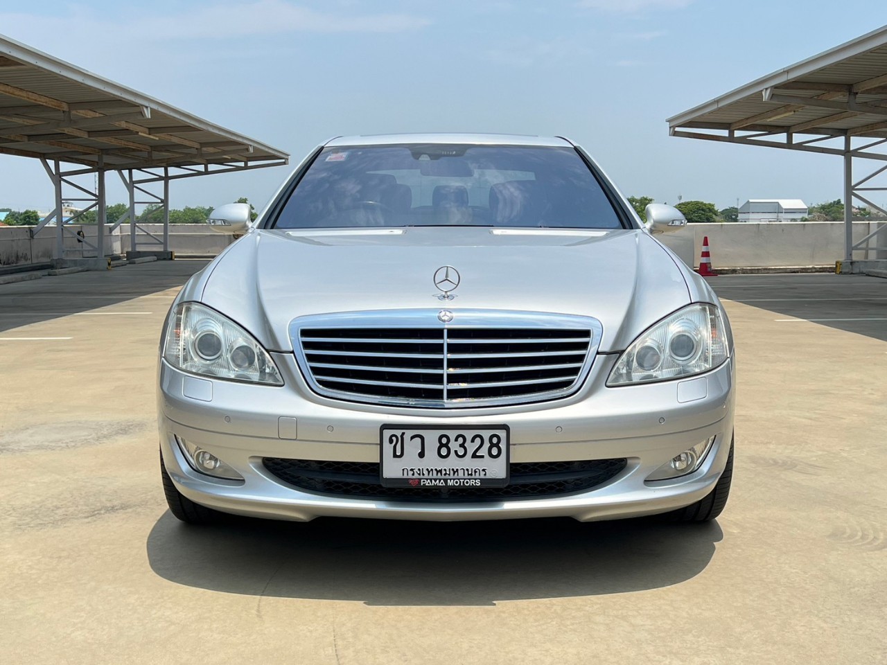 2008 Mercedes-Benz S-Class W221 S300 สีเงิน (รูปที่ 4)