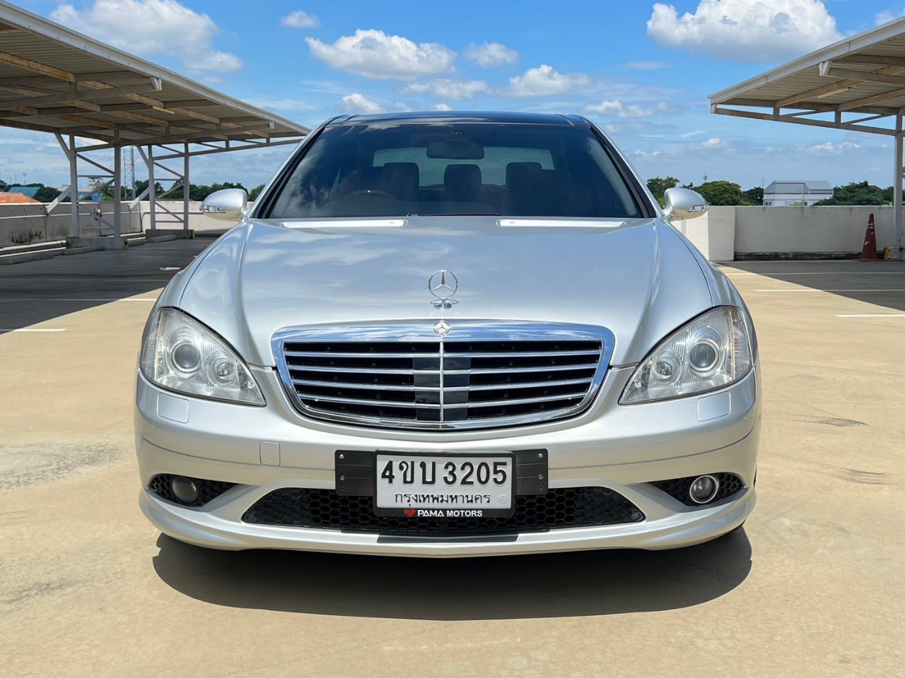 2007 Mercedes-Benz S-Class W221 S500 สีเงิน (รูปที่ 3)