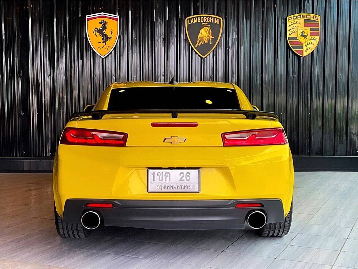 2017 Chevrolet Camaro Gen6 สีเหลือง (รูปที่ 5)