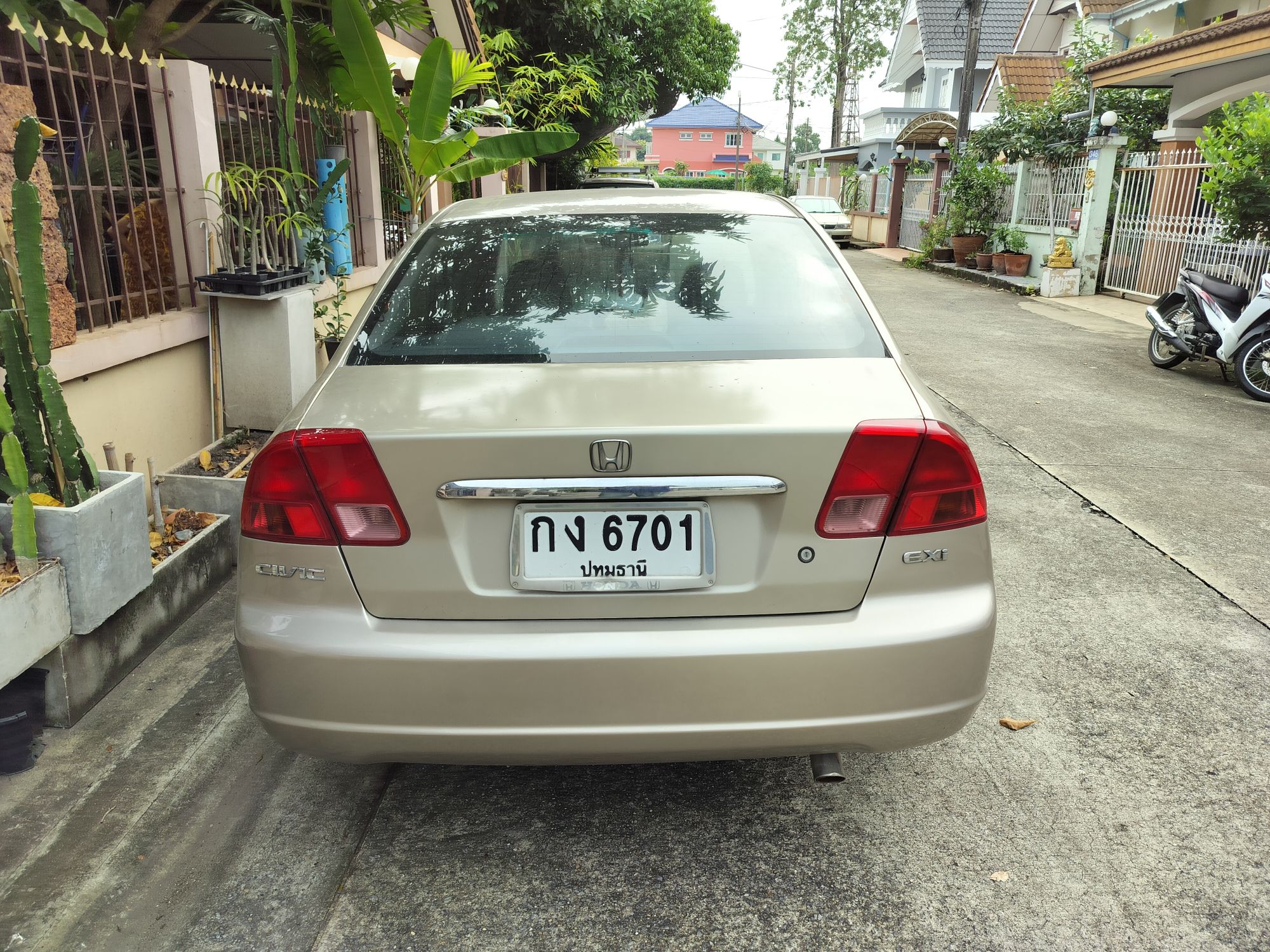 2001 Honda Civic EXi(Dimension) สีทอง (รูปที่ 2)