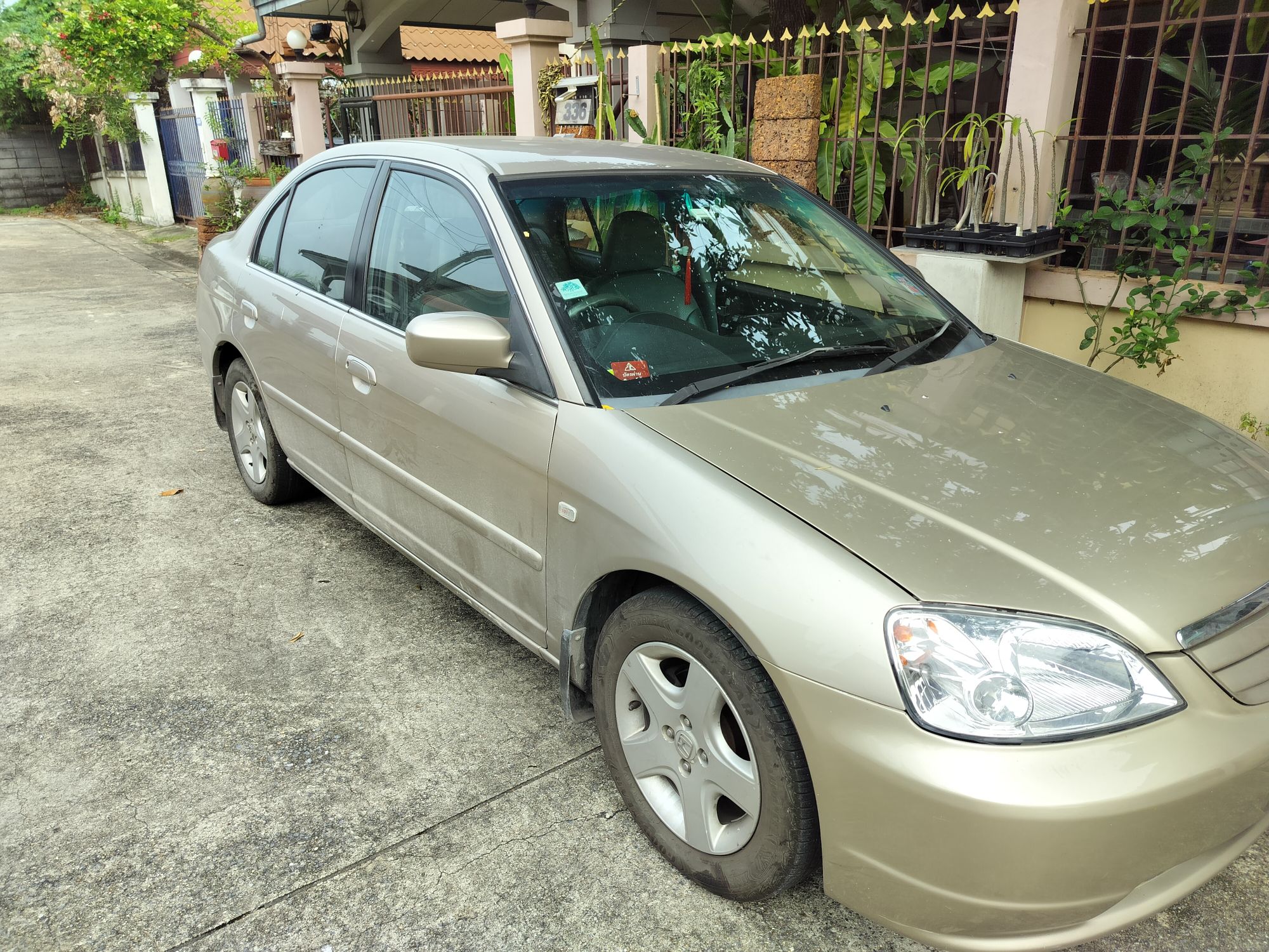 2001 Honda Civic EXi(Dimension) สีทอง (รูปที่ 6)
