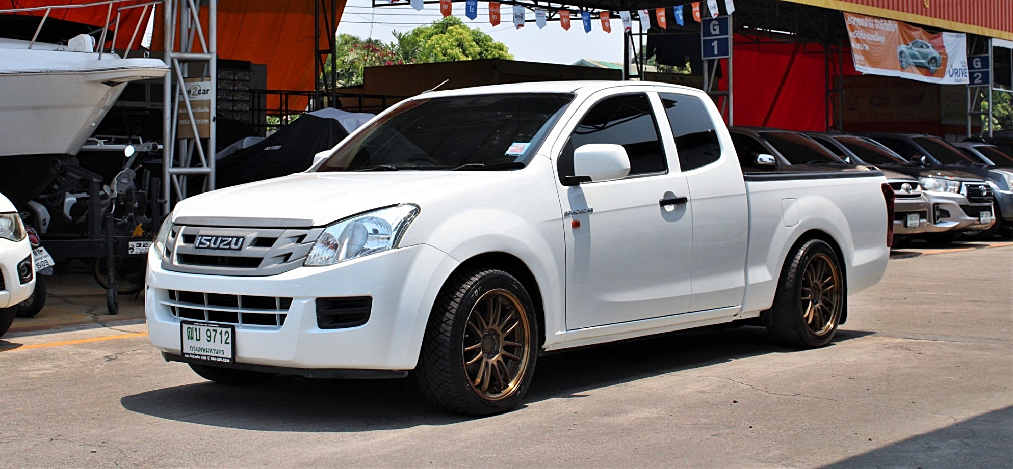 2012 Isuzu D-Max 2.5 S SPACE CAB MT สีขาว เกียร์ธรรมดา ผ่อน 6xxx รถบ้านมือเดียวลำดับที่1 สวยไม่มีอุบัติเหตุ เครื่องเกียร์ช่วงล่างเดิมขับดี จัดได้ล้น (รูปที่ 3)
