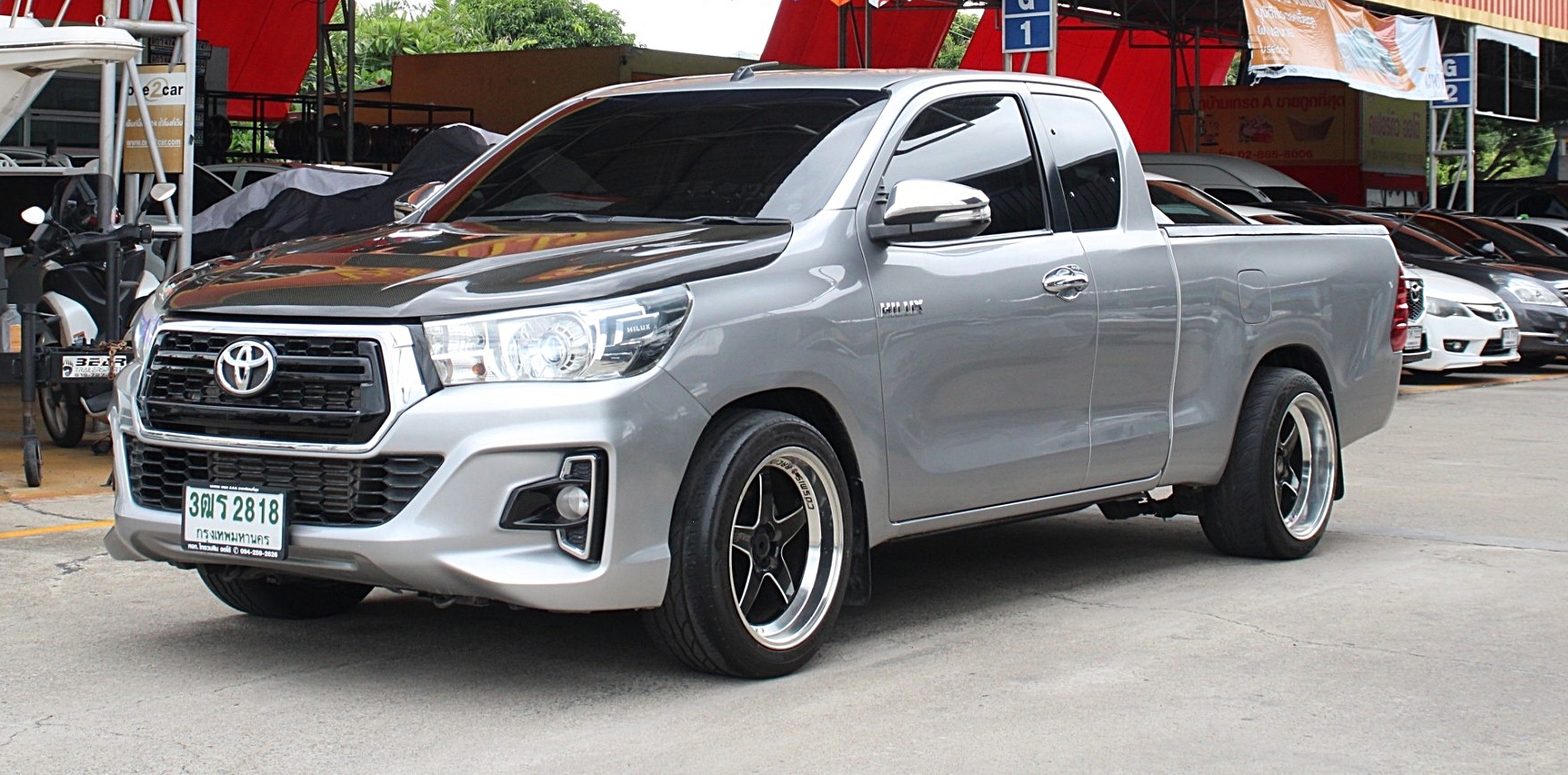 ถูกสุดในเวบ จัดได้ท่วมๆ ออกรถไม่ต้องใช้เงิน 2016 Toyota Hilux Revo SMARTCAB 2.4 J Plus M/T สีเทา เกียร์ธรรมดา