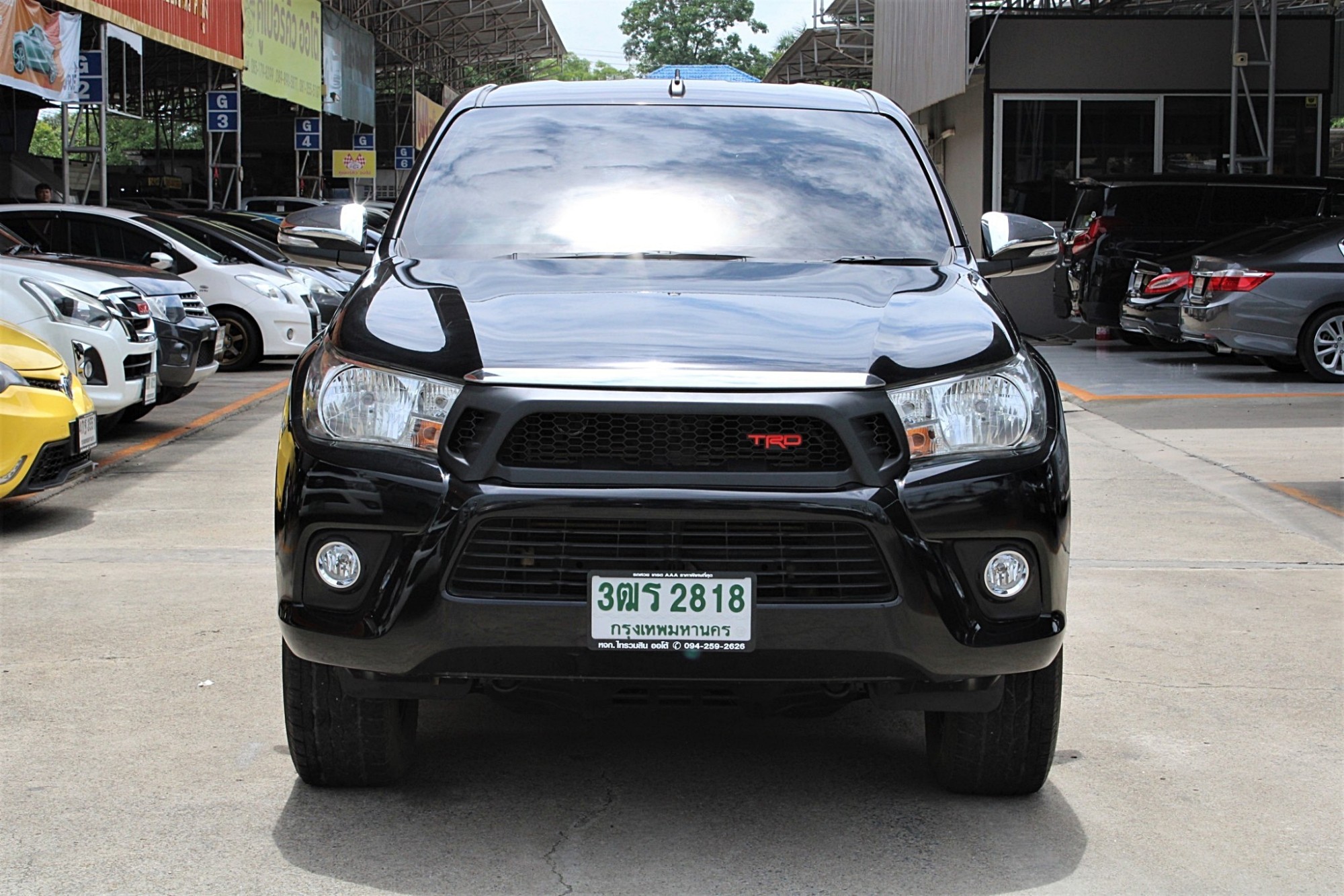 จัดได้5แสนต้นเหลือๆ 2016 Toyota Hilux Revo 2.4 E SMARTCAB Prerunner MT สีดำ เกียร์ธรรมดา 6 Speed (รูปที่ 2)