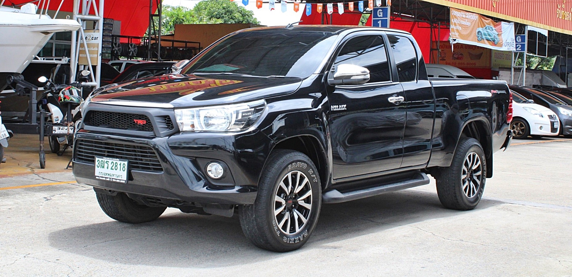 จัดได้5แสนต้นเหลือๆ 2016 Toyota Hilux Revo 2.4 E SMARTCAB Prerunner MT สีดำ เกียร์ธรรมดา 6 Speed (รูปที่ 10)