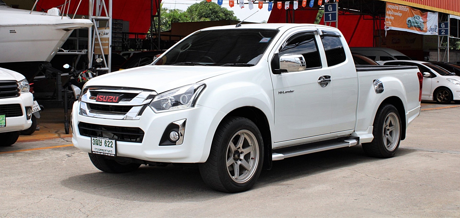 👉 ฟรีดาวน์ 👉 ดอกเบี้ย 0 % 1 ปี 👉ขับฟรี 3 เดือน 2017 Isuzu D-Max Hi-Lander SPACE CAB 1.9 L Ddi BLUE POWER MT สีขาว