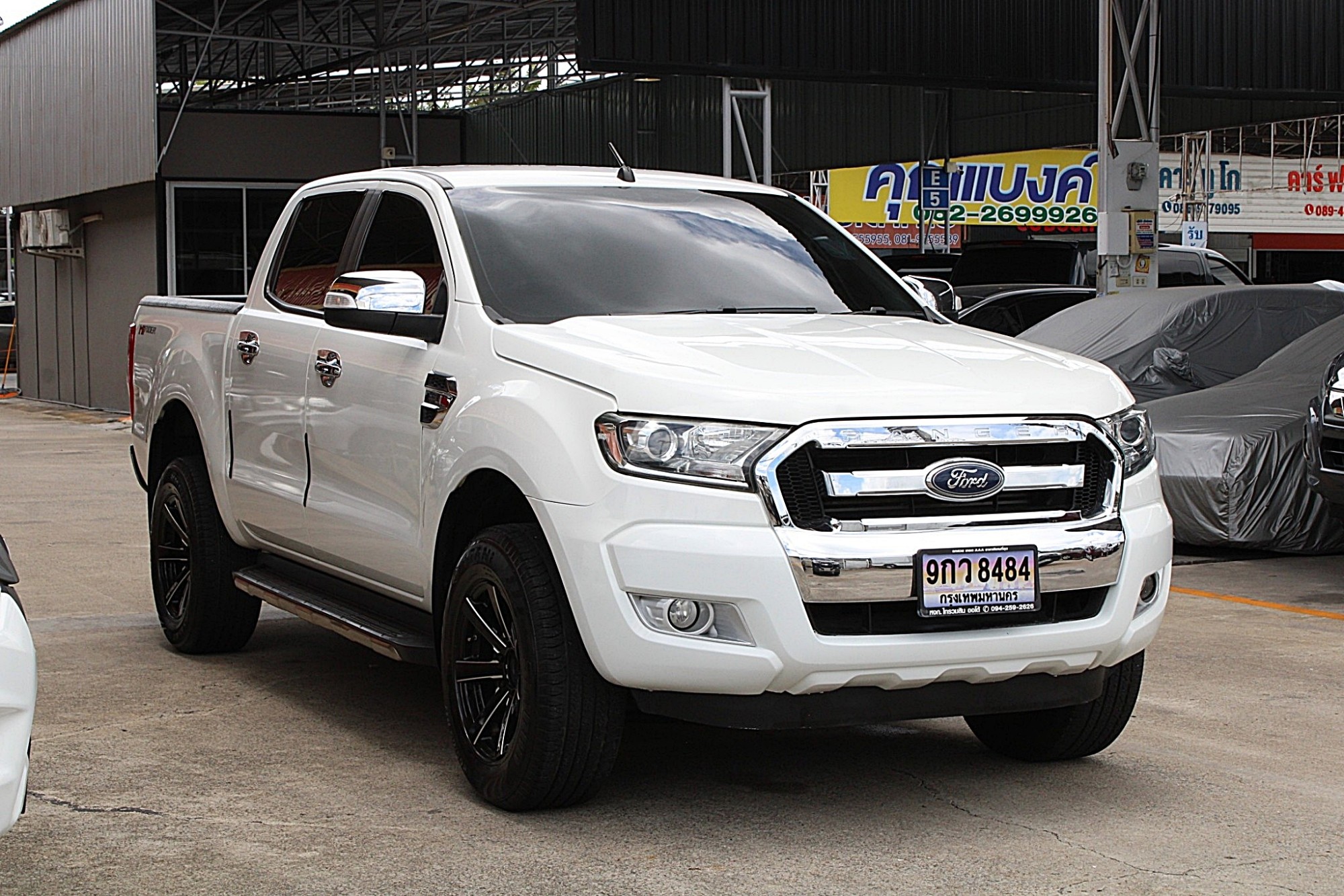 จัดได้ถึง 520000 ออกรถ0บาท 2016 Ford Ranger 2.2 XLT DOUBLE CAB Hi-Rider AT สีขาว เกียร์ออโต้ มือเดียวออกห้าง (รูปที่ 2)