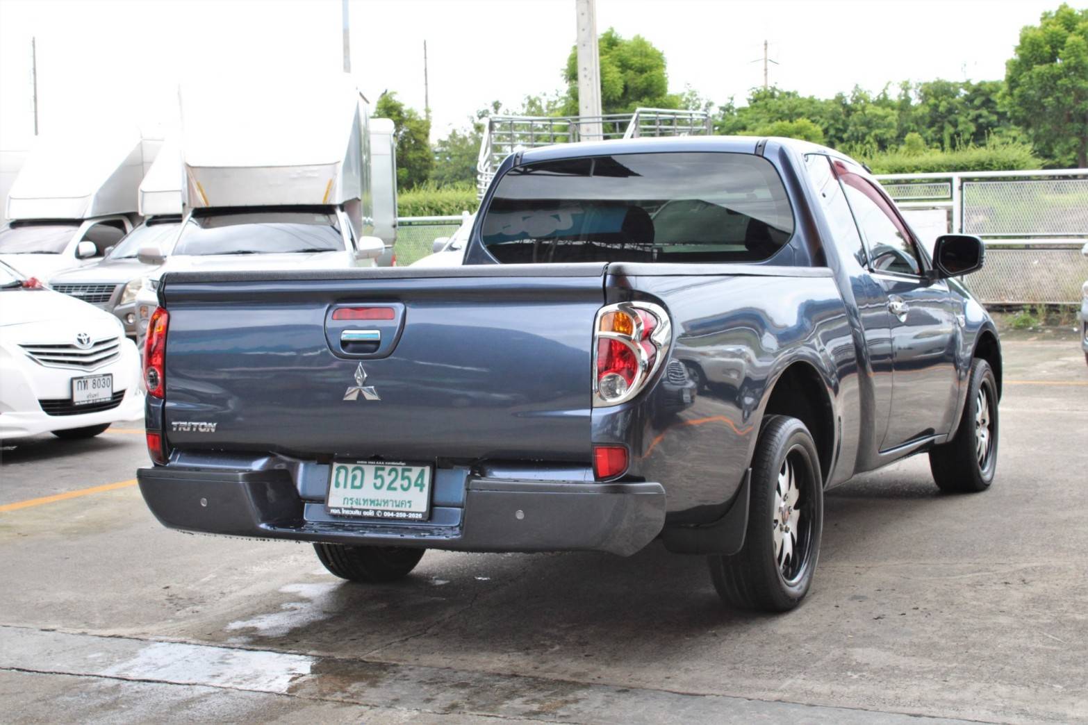 กะบะแคปผ่อน3000 ประวัติดีฟรีดาวน์ ออกรถ 0 บาท 2010 Mitsubishi Triton 2.4 GLX MEGA CAB MT สีน้ำเงิน เกียร์ธรรมดา เบนซิล (รูปที่ 7)