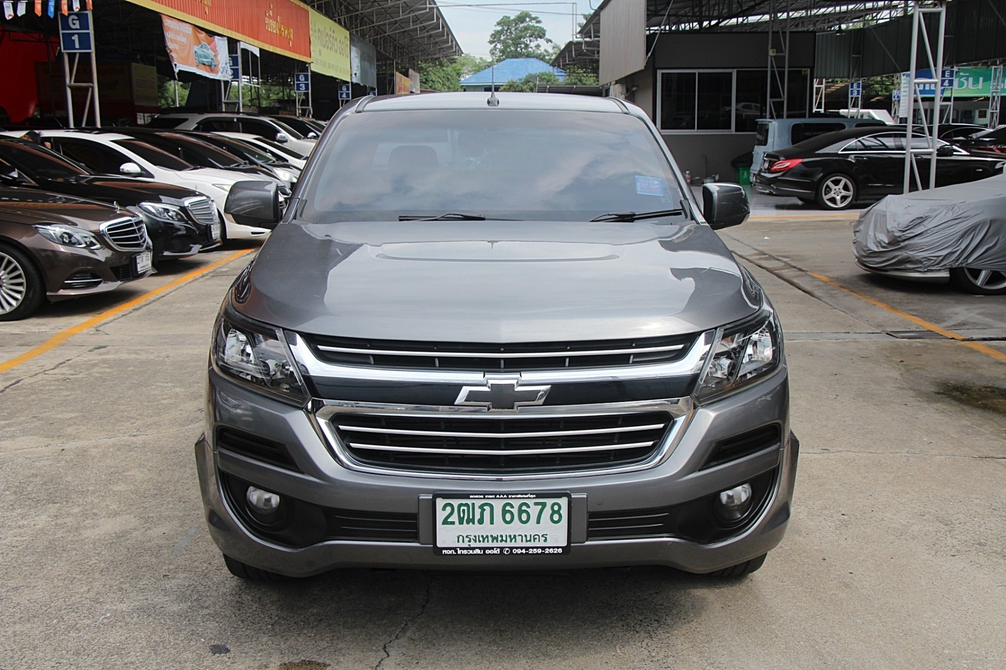 2019 Chevrolet Colorado Flex Cab 2.5 LT สีเทา เกียร์ธรรมดา 6 เกียร์ แคปเปิดได้ (รูปที่ 2)