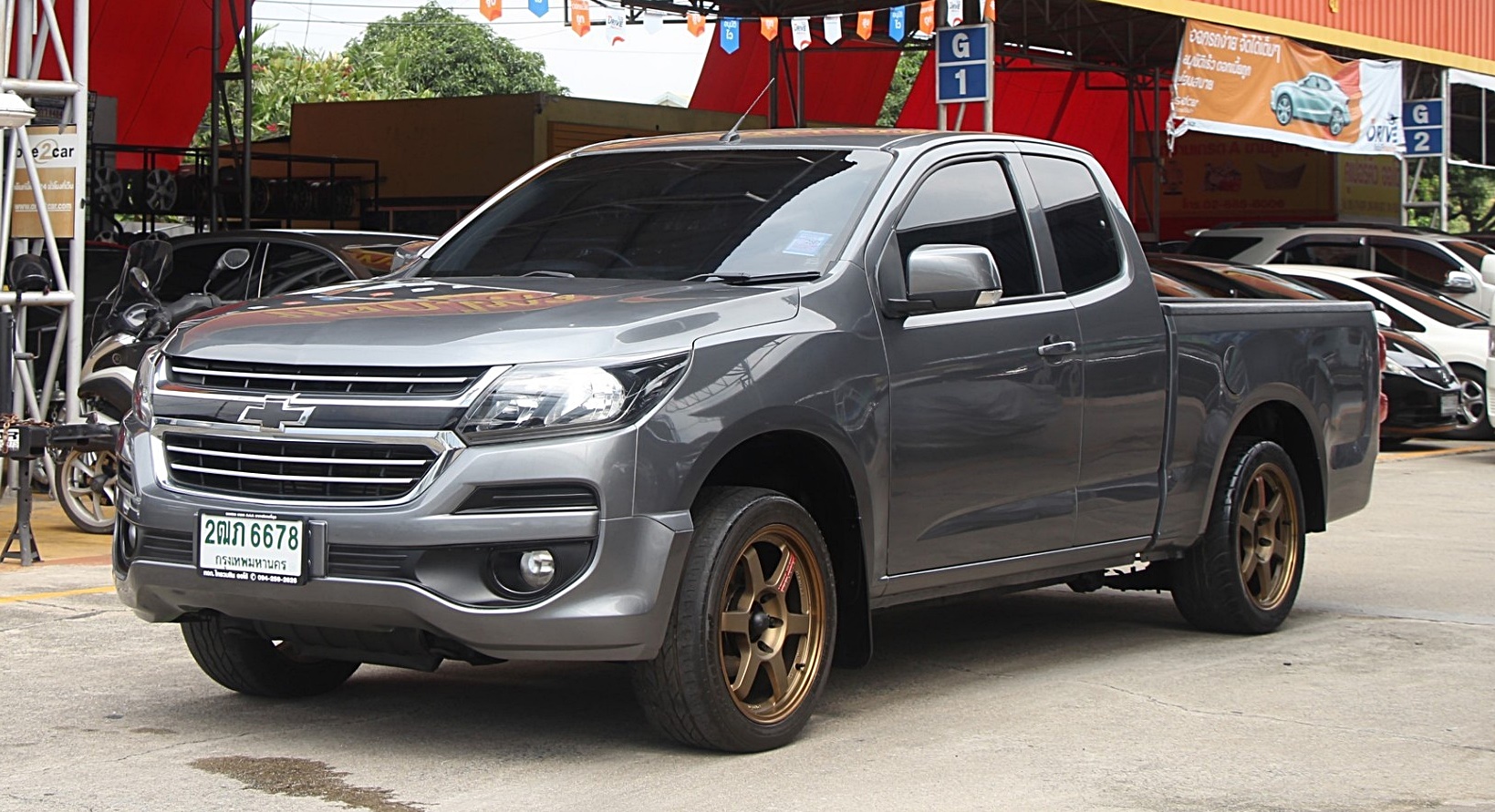 2019 Chevrolet Colorado Flex Cab 2.5 LT สีเทา เกียร์ธรรมดา 6 เกียร์ แคปเปิดได้