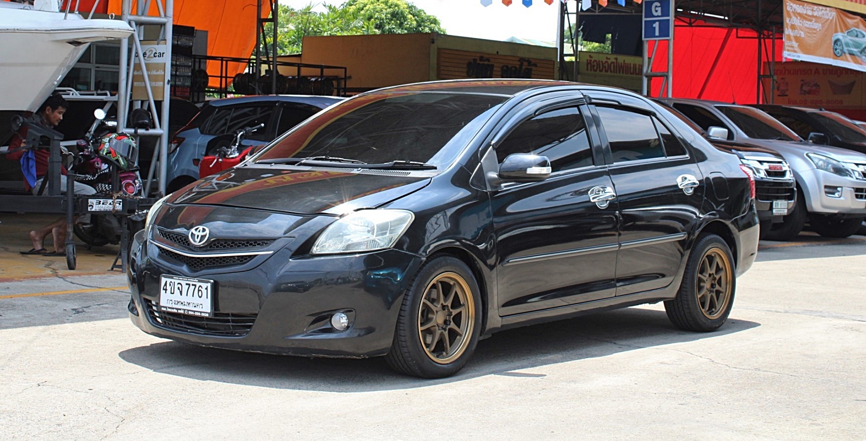 ฟรีดาวน์ ผ่อน3xxx 2009 TOYOTA VIOS 1.5 G Limited AUTO สีดำ ปุ่มสต้าท (รูปที่ 9)
