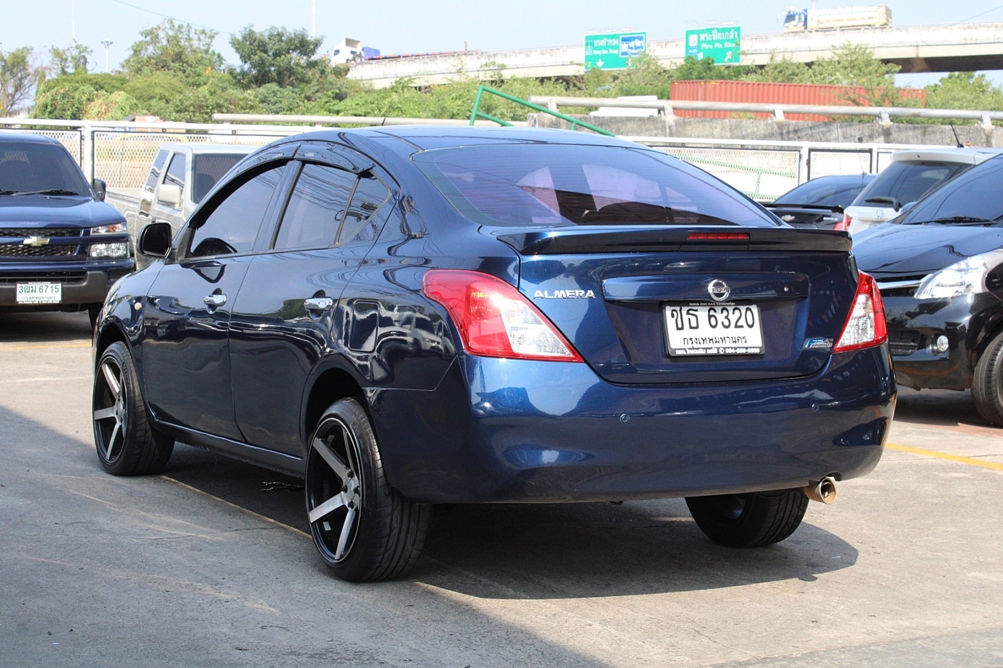ผ่อน 2xxx 2012 Nissan Almera 1.2 E Pure Drive CVT AT สีน้ำเงิน เกียร์ออโต้ มือแรกออกห้าง สีเดิม น็อตโครงสร้างตัวรถไม่ขยับ รถเดิมสวยๆครับ (รูปที่ 10)