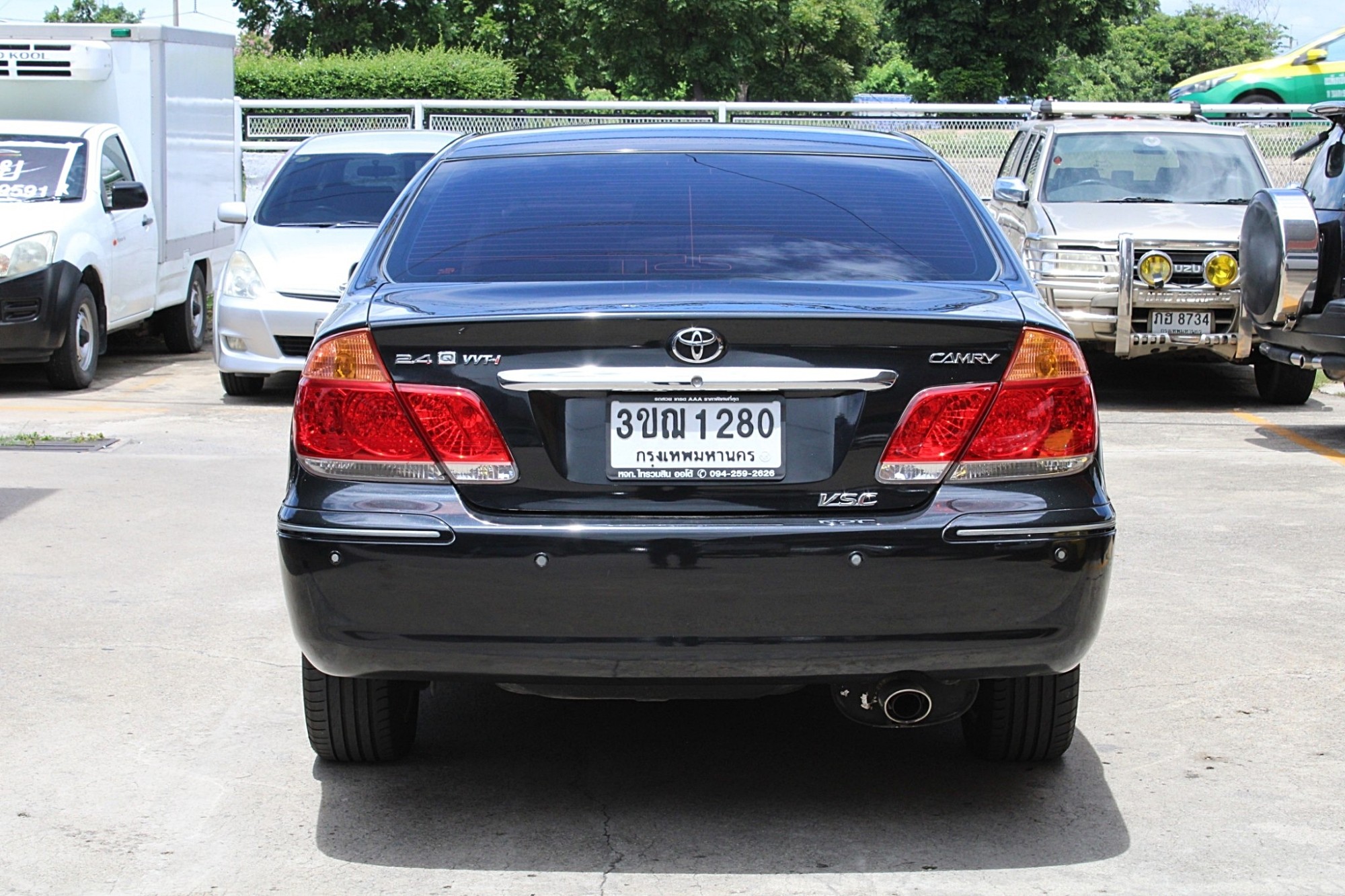 2005 Toyota Camry 2.4 Q AT สีดำ เกียร์อัตโนมัติ รุ่นท๊อปสุด ไม่มีชน เครื่องช่วงล่างขับดี แก๊สLPGเพิ่งติดตั้งไม่นานวันมานี้ ไมล์แท้เจ้าของดูแลมาดีมาก (รูปที่ 15)