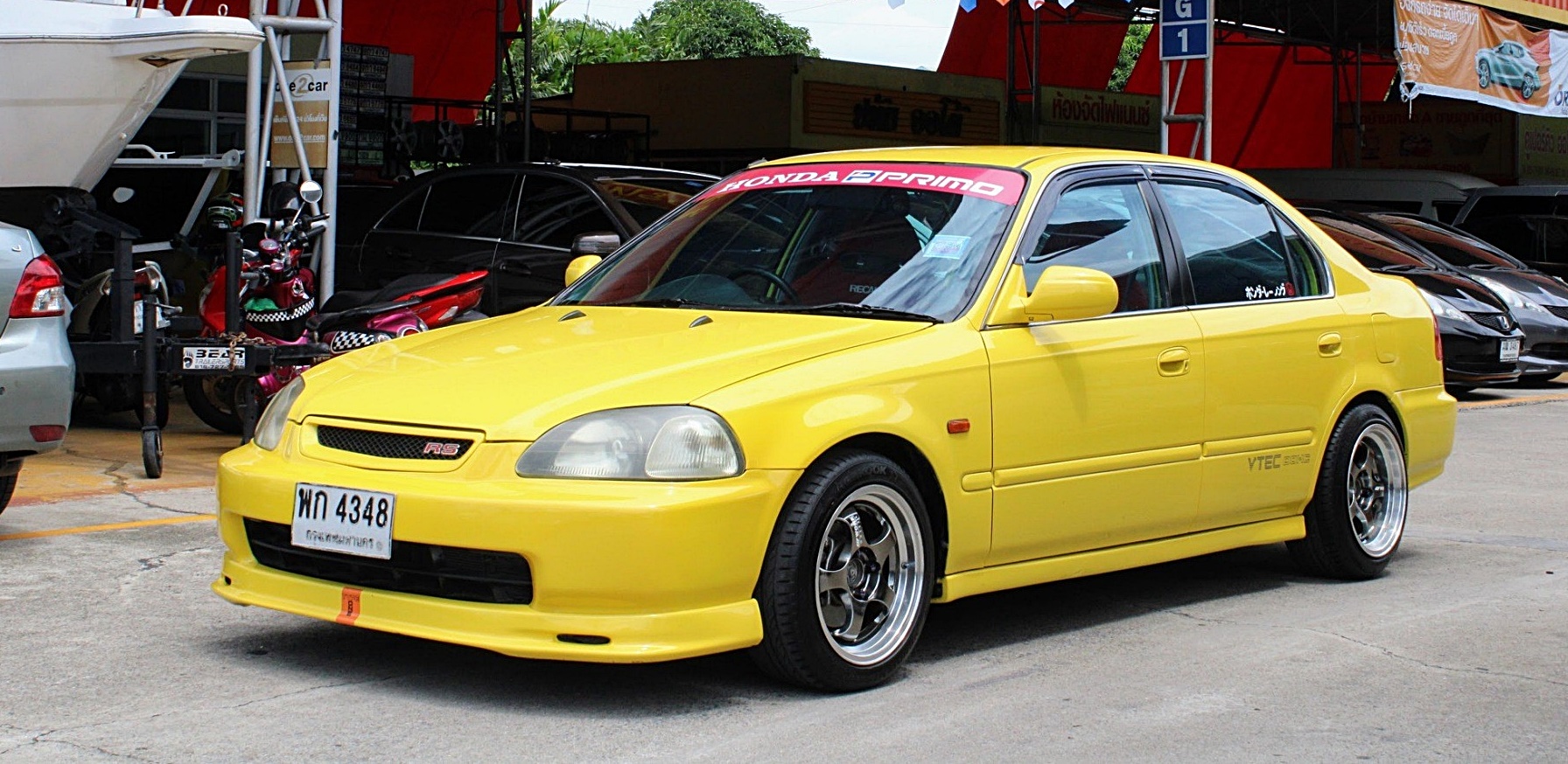 รถบ้าน เก็บรายละเอียดทุกจุด เกียร์ดาขับสนุก 1996 Honda civic 1.6 VTIL.เกียร์ดา ตาโต