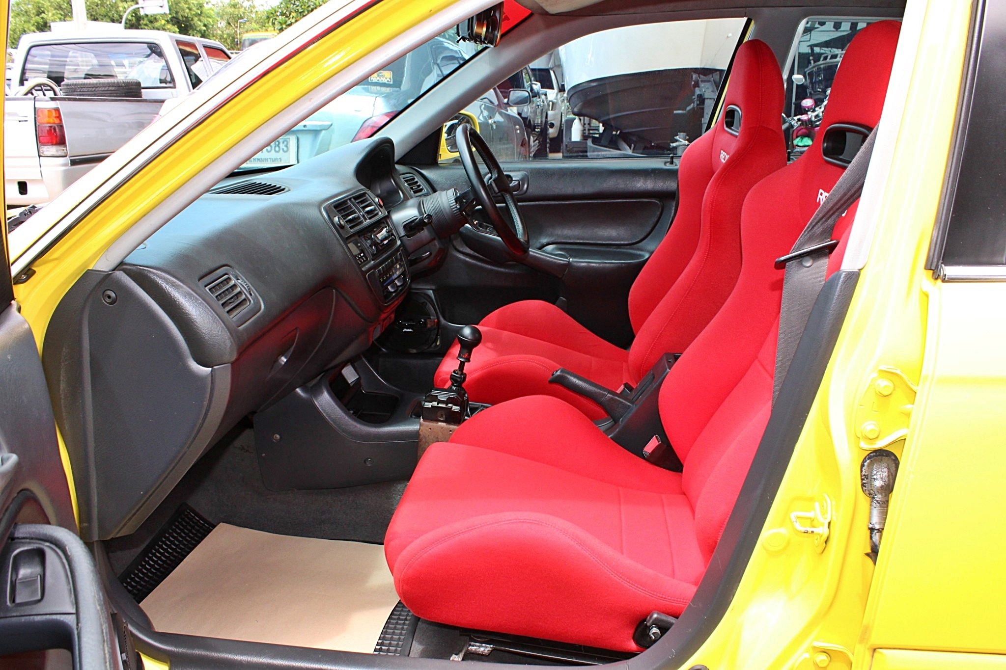 รถบ้าน เก็บรายละเอียดทุกจุด เกียร์ดาขับสนุก 1996 Honda civic 1.6 VTIL.เกียร์ดา ตาโต (รูปที่ 6)