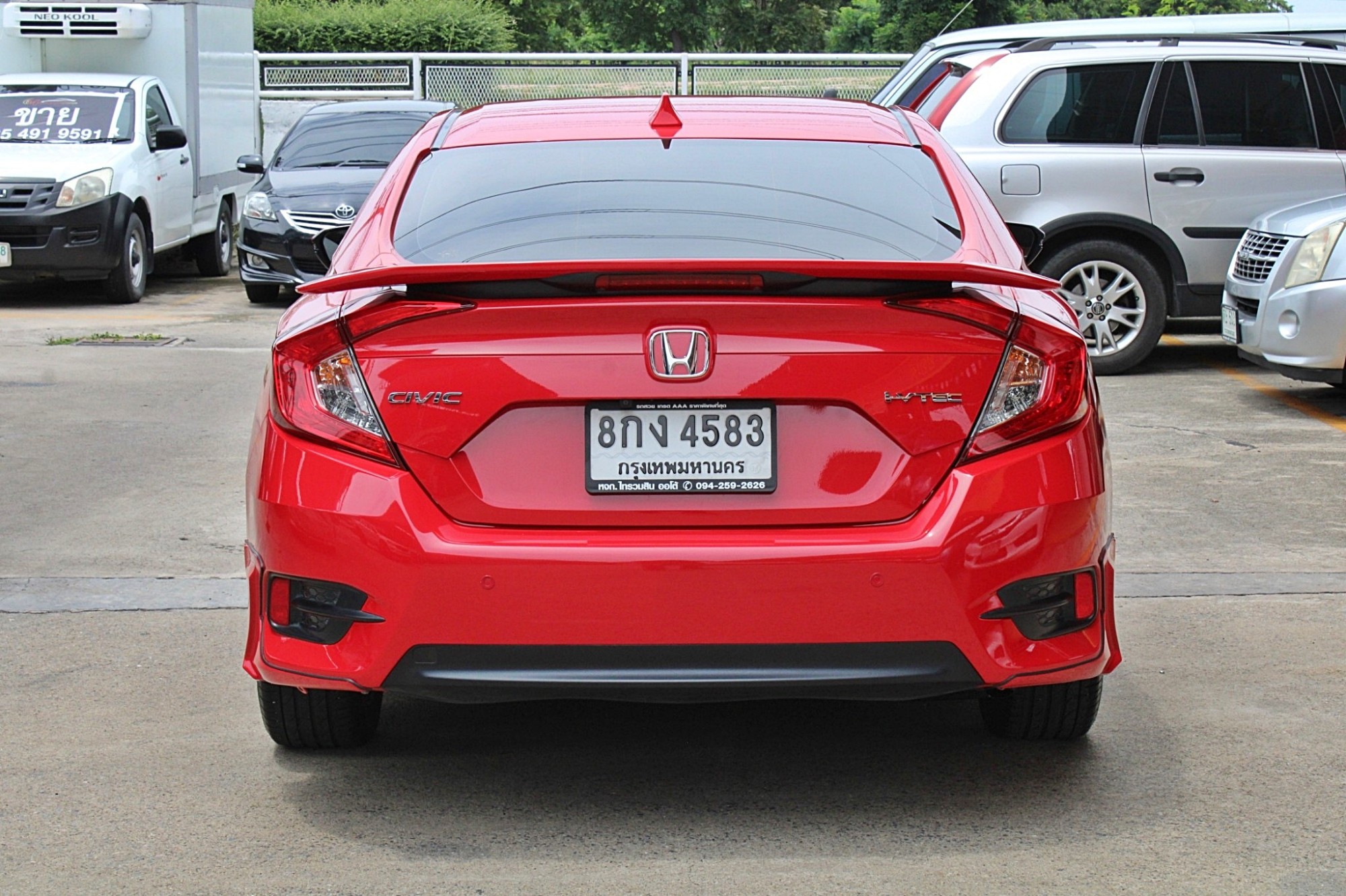 2019 Honda Civic Fc 1.8 EL auto สีแดง ไมล์น้อยแท้ 83,xxx มือแรกออกป้ายแดง 👉 ฟรีดาวน์ 👉 ดอกเบี้ย 0 % 1 ปี 👉ขับฟรี 3 เดือน (รูปที่ 11)