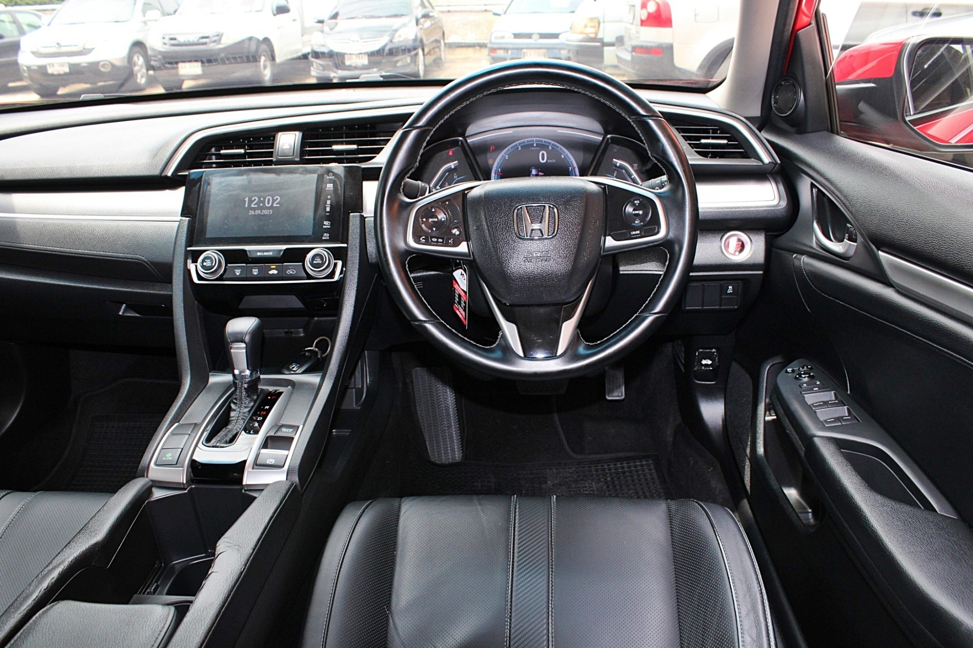 2019 Honda Civic Fc 1.8 EL auto สีแดง ไมล์น้อยแท้ 83,xxx มือแรกออกป้ายแดง 👉 ฟรีดาวน์ 👉 ดอกเบี้ย 0 % 1 ปี 👉ขับฟรี 3 เดือน (รูปที่ 8)