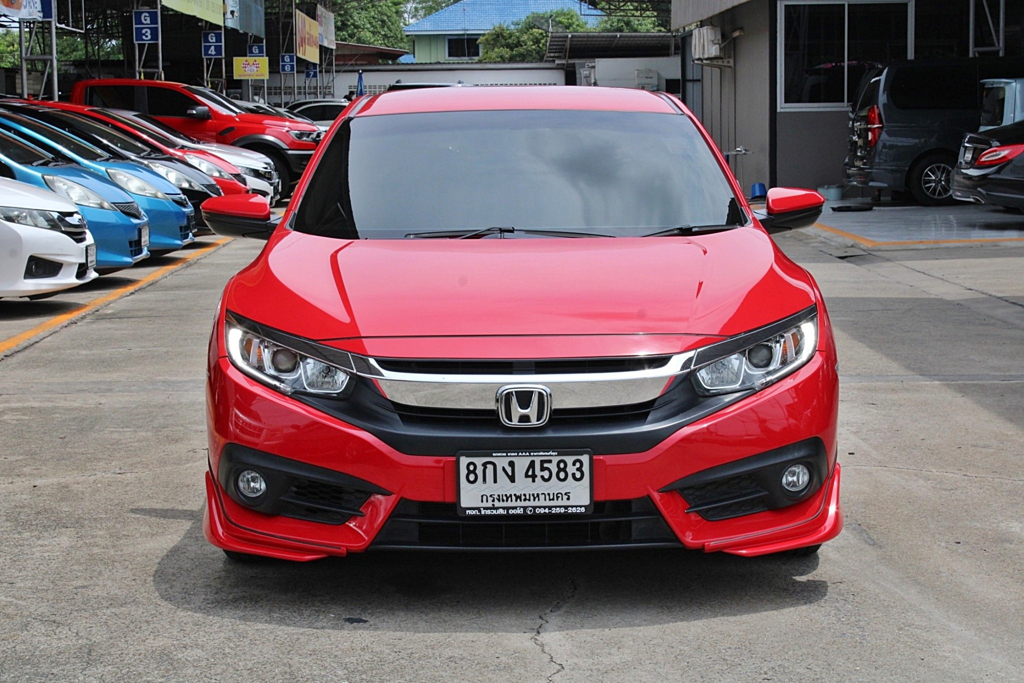 2019 Honda Civic Fc 1.8 EL auto สีแดง ไมล์น้อยแท้ 83,xxx มือแรกออกป้ายแดง 👉 ฟรีดาวน์ 👉 ดอกเบี้ย 0 % 1 ปี 👉ขับฟรี 3 เดือน (รูปที่ 2)
