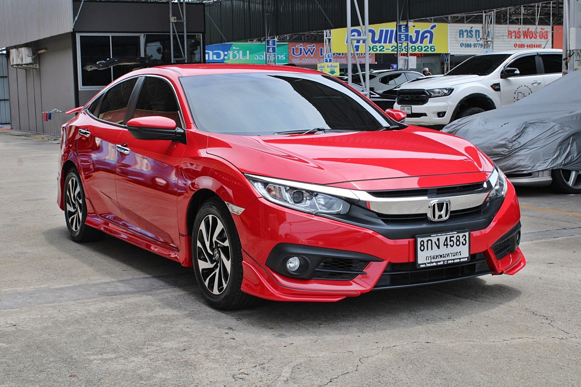 2019 Honda Civic Fc 1.8 EL auto สีแดง ไมล์น้อยแท้ 83,xxx มือแรกออกป้ายแดง 👉 ฟรีดาวน์ 👉 ดอกเบี้ย 0 % 1 ปี 👉ขับฟรี 3 เดือน