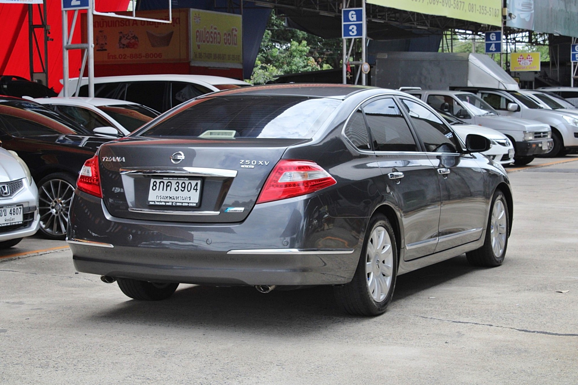 2010 Nissan Teana 2.5 XV 250 V 6 AT สีเทา เกียร์ออโต้ หลังคาซันรูฟ รถสวยมาก ไม่มีอุบัติเหตุ ไม่แก๊ส