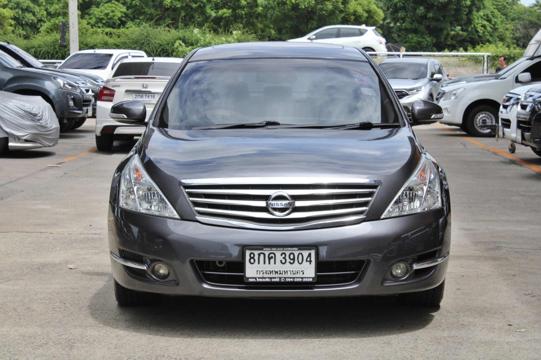 2010 Nissan Teana 2.5 XV 250 V 6 AT สีเทา เกียร์ออโต้ หลังคาซันรูฟ รถสวยมาก ไม่มีอุบัติเหตุ ไม่แก๊ส