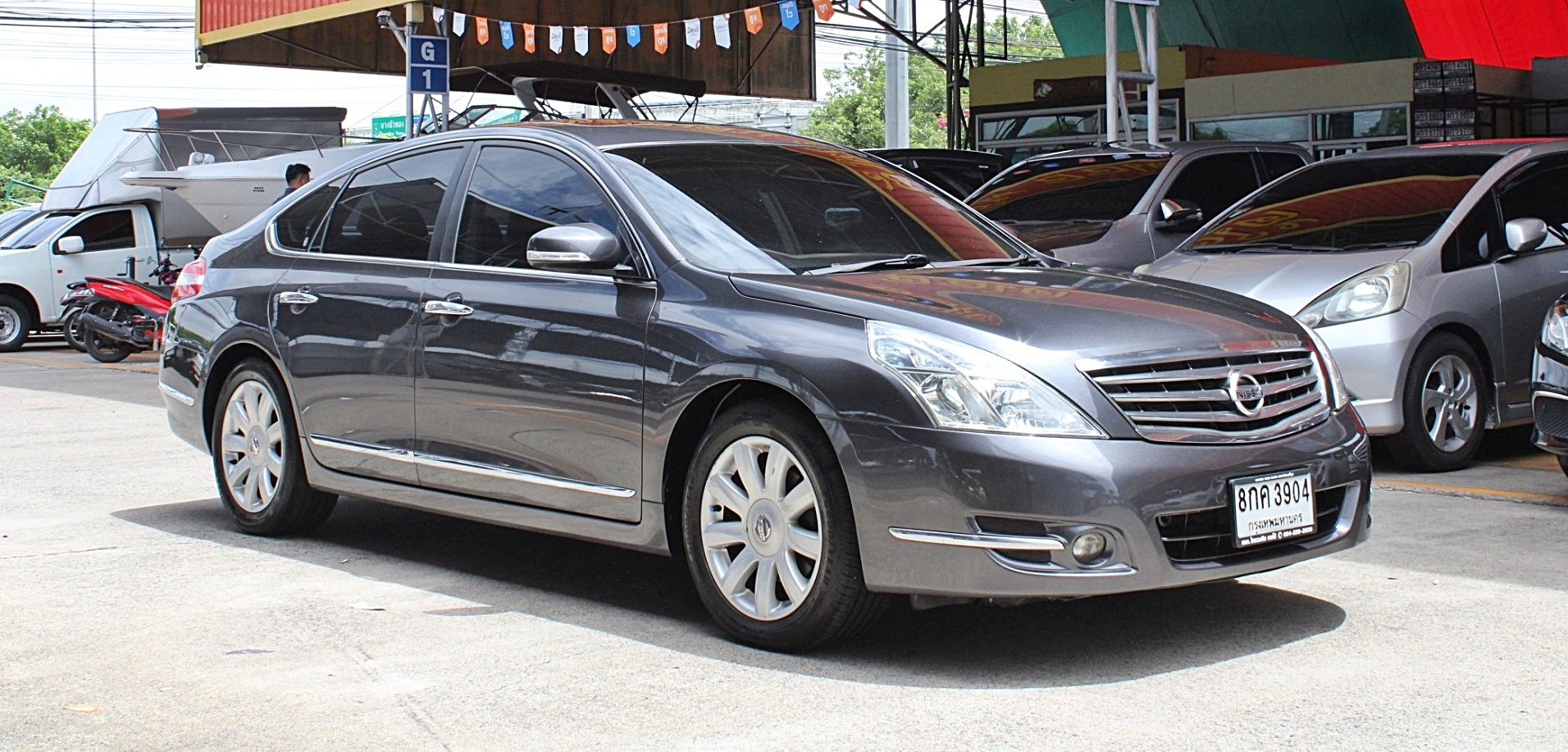 2010 Nissan Teana 2.5 XV 250 V 6 AT สีเทา เกียร์ออโต้ หลังคาซันรูฟ รถสวยมาก ไม่มีอุบัติเหตุ ไม่แก๊ส