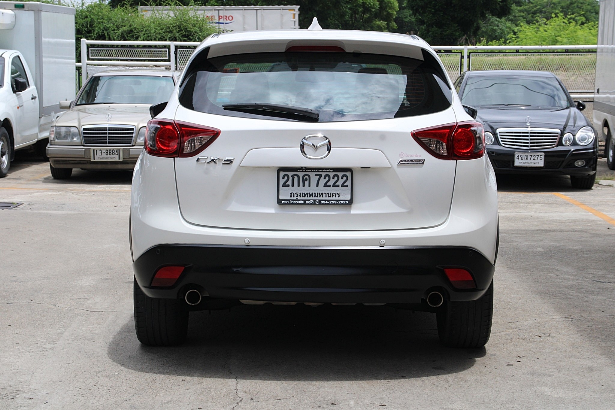 2014 Mazda CX-5 2.5 S AT สีขาว SUV Auto เบนซิน ไม่เคยแก๊ส เครื่องเกียร์ดีมาก ภายในสวย ขับดีมากครับ มีโปรดอกเบี้ยพิเศษ (รูปที่ 6)
