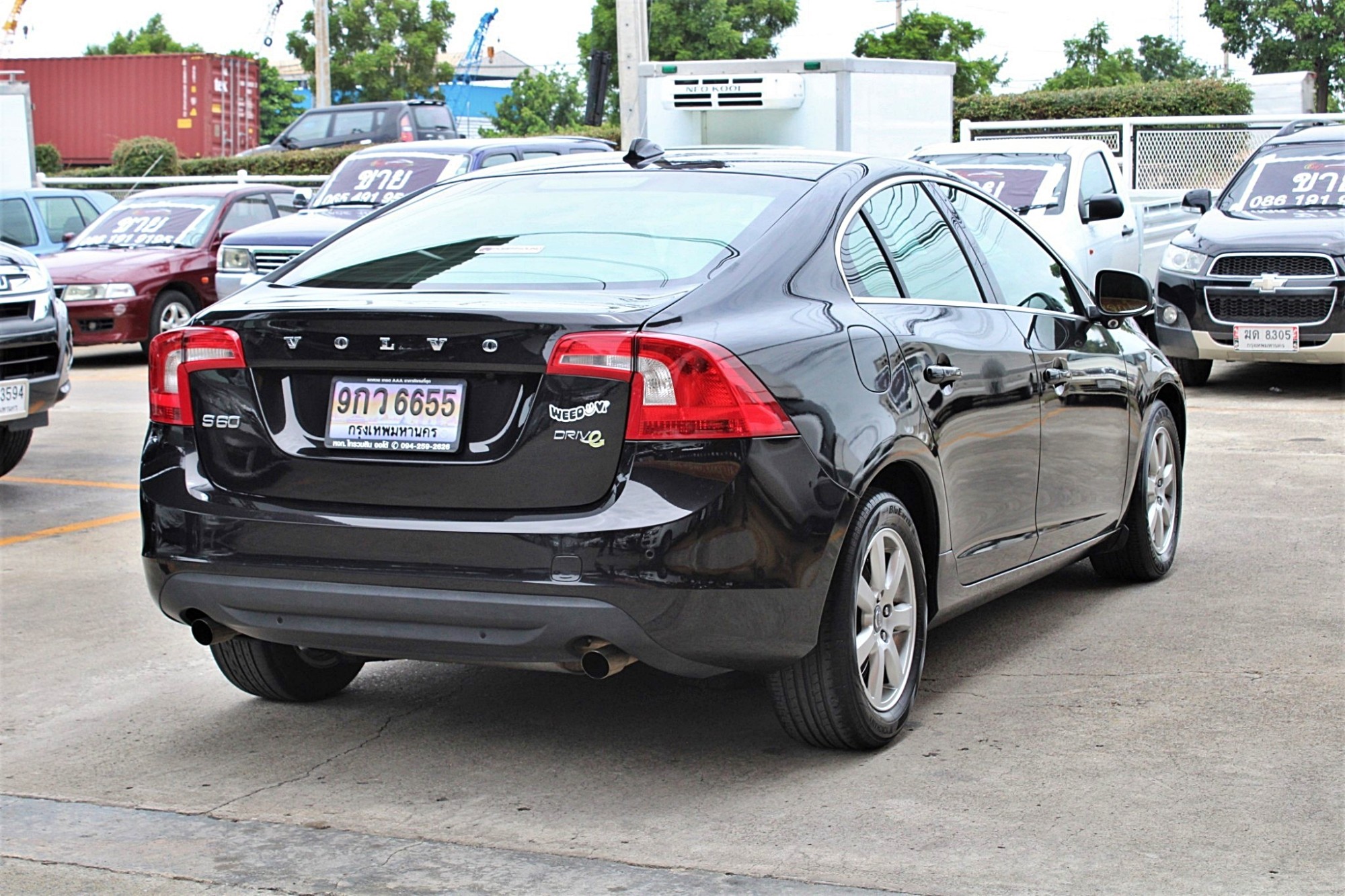 2012 Volvo S60 1.6 DRIVe B Turbo 6 AT Power Shift 180 HP สีดำ Premium Compact Car ในราคา Eco รถสีเดิม ไร้อุบัติเหตุ (รูปที่ 12)