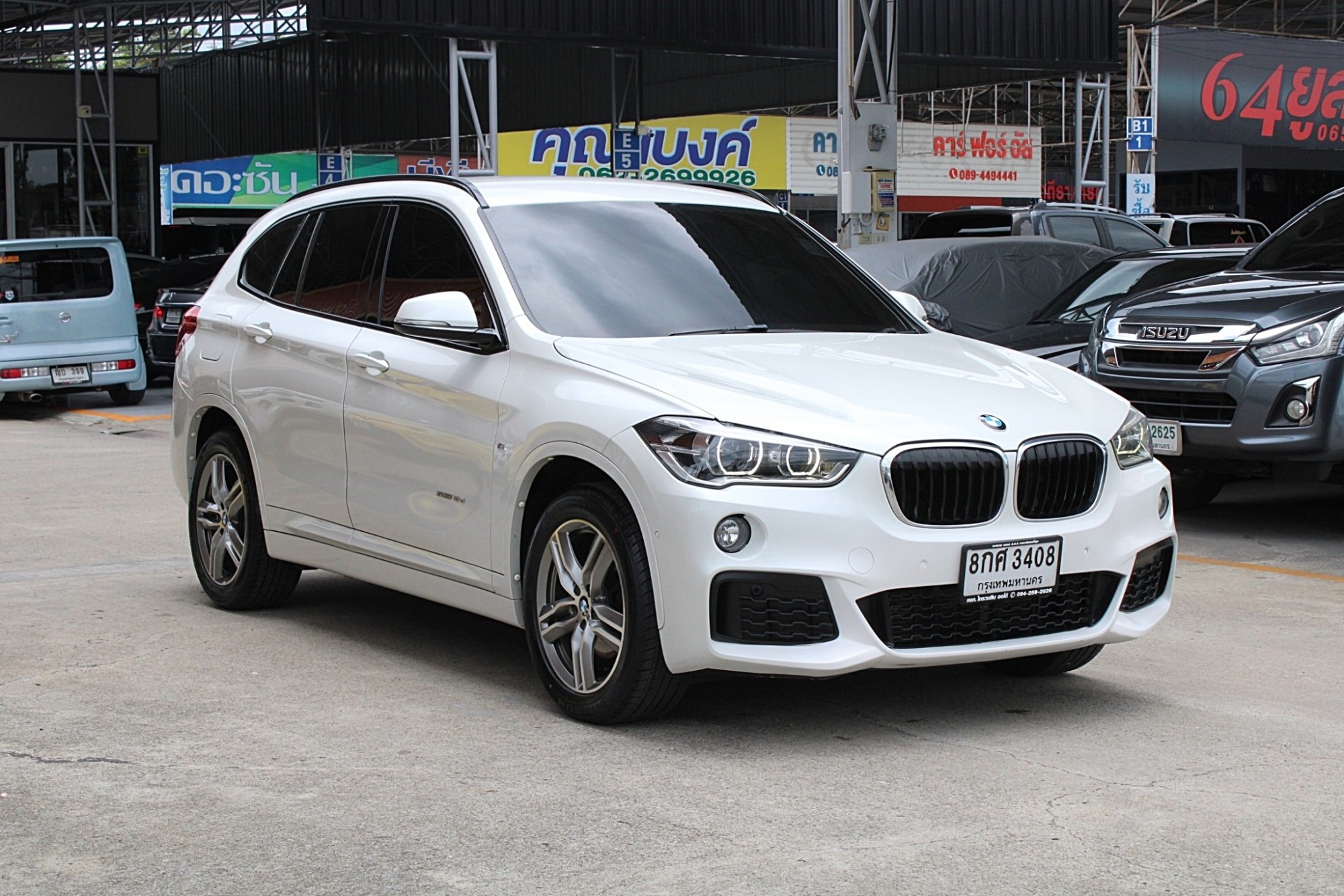 จัดได้1.1M ปี2017 BMW X1 2.0 TwinPower Turbo F48 sDrive18d M Sport รุ่นท๊อปสุด เครื่องดีเซล AT สีขาว เกียร์อัตโนมัติ 8 จังหวะ Steptronic Sport พร้อม P (รูปที่ 6)