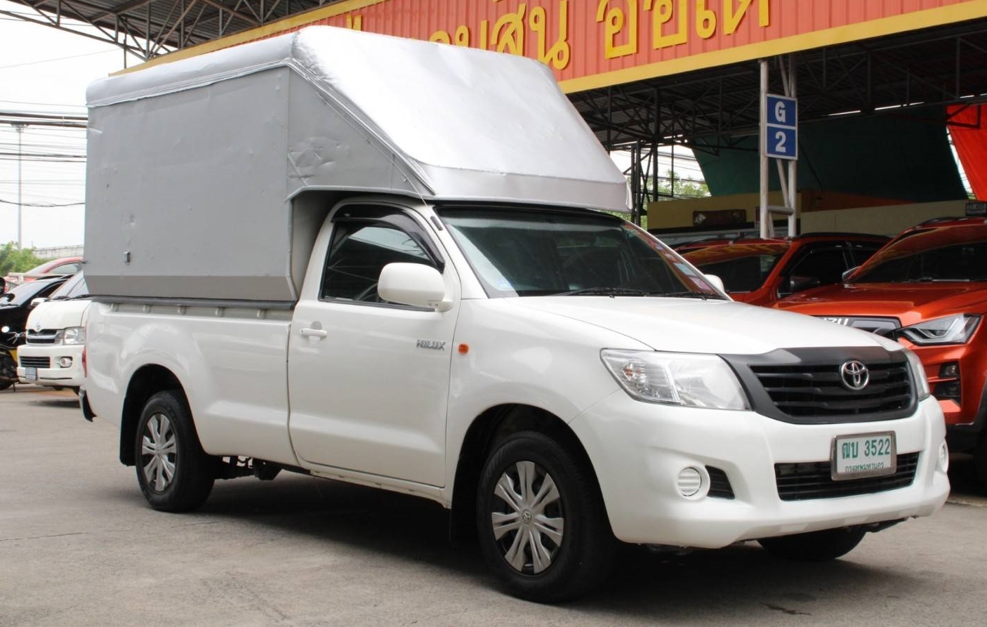 ออกรถ0บาท ตอนเดียวโฉมแชมป์พร้อมตู้ทึบ 1.80่เมตร 2012 Toyota Hilux Vigo CHAMP 2.5 J MT สีขาว กะบะตอนเดียวพร้อมทำกิน (รูปที่ 10)