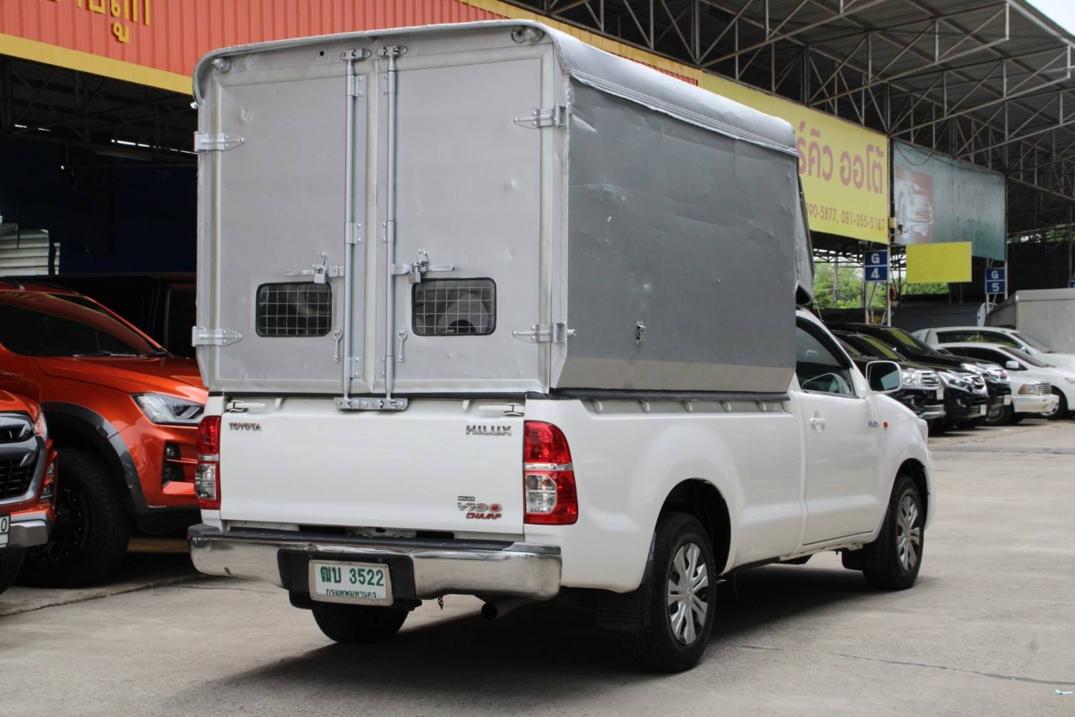 ออกรถ0บาท ตอนเดียวโฉมแชมป์พร้อมตู้ทึบ 1.80่เมตร 2012 Toyota Hilux Vigo CHAMP 2.5 J MT สีขาว กะบะตอนเดียวพร้อมทำกิน (รูปที่ 7)