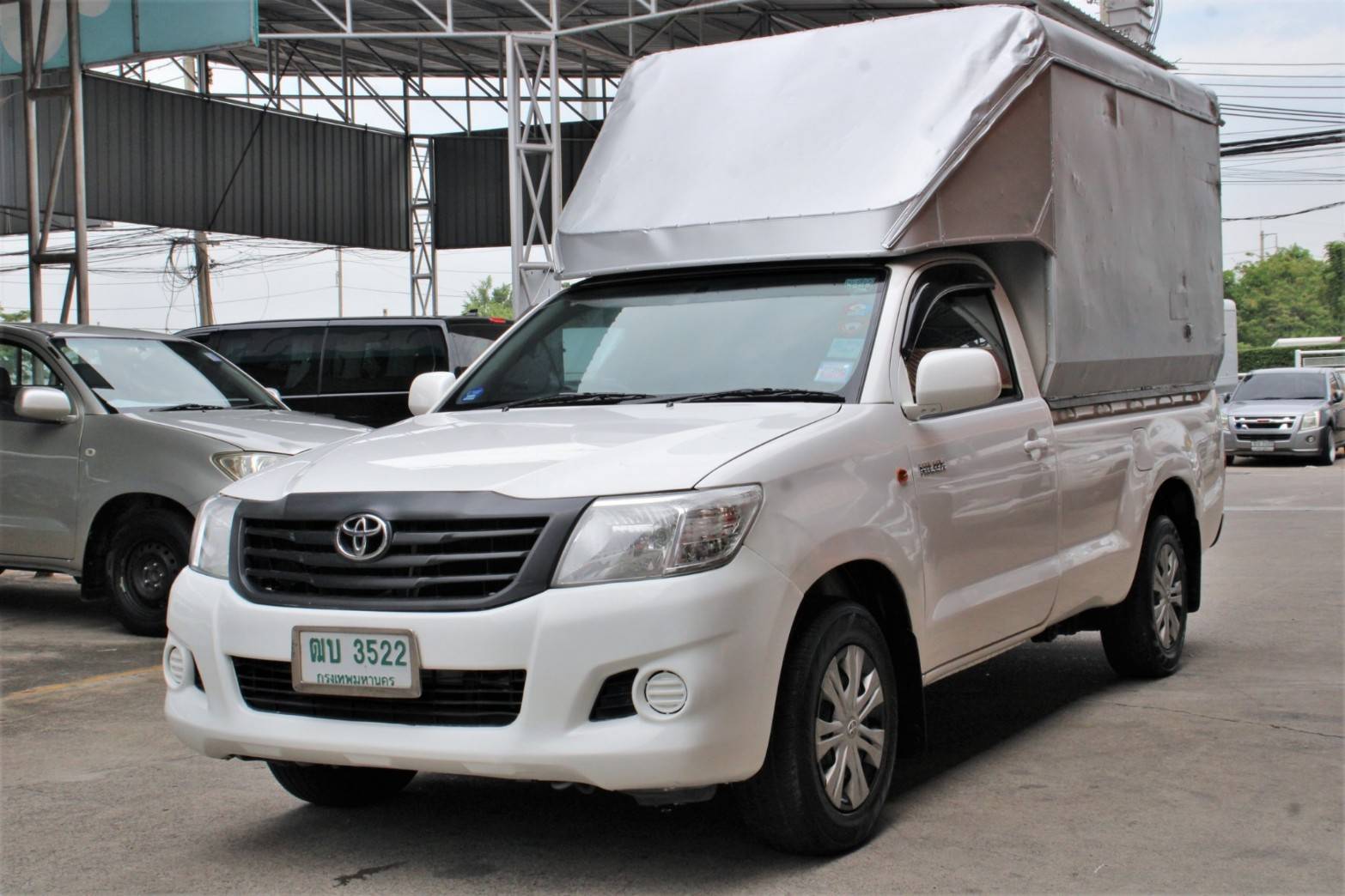 ออกรถ0บาท ตอนเดียวโฉมแชมป์พร้อมตู้ทึบ 1.80่เมตร 2012 Toyota Hilux Vigo CHAMP 2.5 J MT สีขาว กะบะตอนเดียวพร้อมทำกิน (รูปที่ 9)